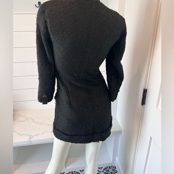 ZARA TWEED DRESS BLAZER DRESS - Picture 5 of 8